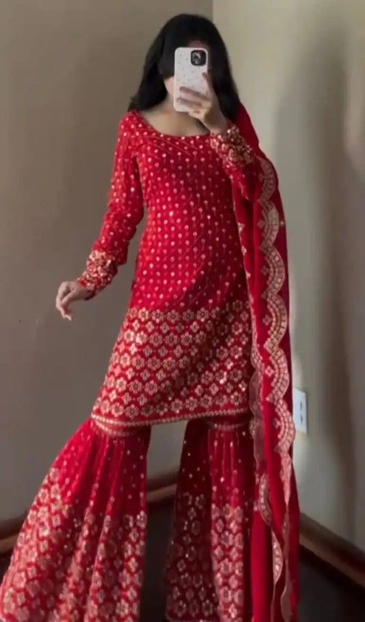 Perfect Festive Sharara & Dupatta Set for timeless ethnic charm